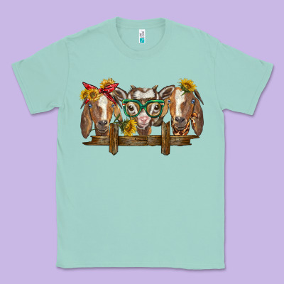 Western Goats Classic Tee Designed By Barkaloodesign