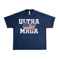 Navy ULTRA MAGA Urban Heavy Tee - linhVisuals