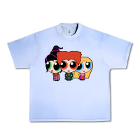 Grape Ice power puff girls Urban Heavy Tee - linhVisuals