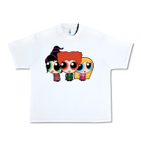 White power puff girls Urban Heavy Tee - linhVisuals