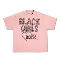 Salmon black girls rock Urban Heavy Tee - linhVisuals