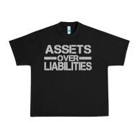 Black assets over liabilities mens t shirt Urban Heavy Tee - linhVisuals