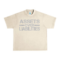 Sandshell assets over liabilities mens t shirt Urban Heavy Tee - linhVisuals
