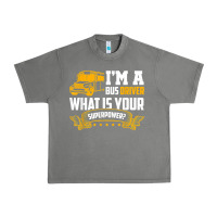Tornado i'm a bus driver what is your superpower driving school bus t shirt Urban Heavy Tee - linhVisuals