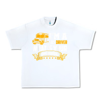 White i'm a bus driver what is your superpower driving school bus t shirt Urban Heavy Tee - linhVisuals