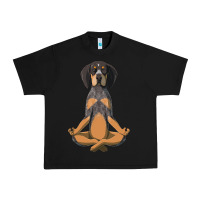 Black yoga fitness bluetick coonhound dog 363 bodybuilding Urban Heavy Tee - linhVisuals