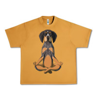Peanut Butter yoga fitness bluetick coonhound dog 363 bodybuilding Urban Heavy Tee - linhVisuals