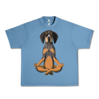 Pebble Blue yoga fitness bluetick coonhound dog 363 bodybuilding Urban Heavy Tee - linhVisuals