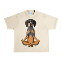 Sandshell yoga fitness bluetick coonhound dog 363 bodybuilding Urban Heavy Tee - linhVisuals