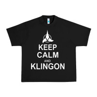 Black keep calm and klingon Urban Heavy Tee - linhVisuals