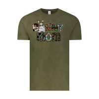 Vintage Olive bunny mom Vintage Tee - CowhideDigitalArt