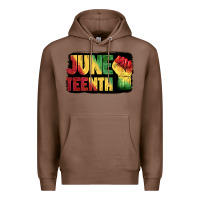 Chestnut juneteenth Premium Hoodie - BarkalooDesign