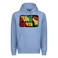 Colony Blue juneteenth Premium Hoodie - BarkalooDesign