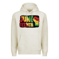 Oatmeal Heather juneteenth Premium Hoodie - BarkalooDesign