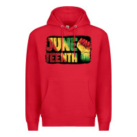 Red juneteenth Premium Hoodie - BarkalooDesign