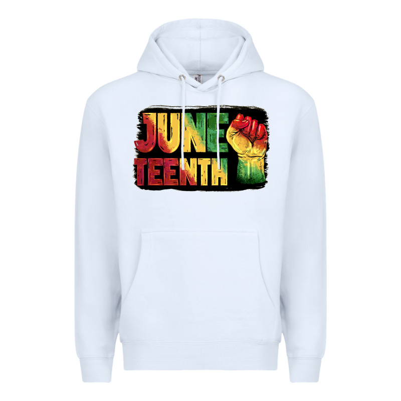 Juneteenth Premium Hoodie by BarkalooDesign | Teevron