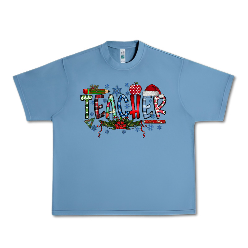 Teacher Christmas Urban Heavy Tee by CowhideDigitalArt | Teevron
