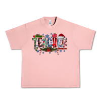 Salmon Teacher Christmas Urban Heavy Tee - CowhideDigitalArt