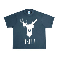 Midnight Navy knights who say ni Urban Heavy Tee - linhVisuals