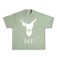 Oil Green knights who say ni Urban Heavy Tee - linhVisuals