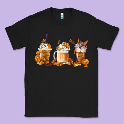 Fall Coffees Classic Tee Designed By Fadigitalartstudio