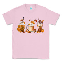 Bubblegum Pink Fall Coffees Classic Tee - FaDigitalArtStudio