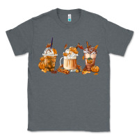 Charcoal Heather Fall Coffees Classic Tee - FaDigitalArtStudio