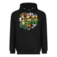 Black Connecticut State Map Heavyweight Hoodie - RanaPortraitStore