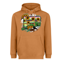 Meerkat Connecticut State Map Heavyweight Hoodie - RanaPortraitStore