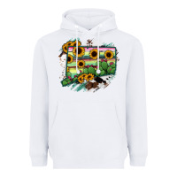 White Connecticut State Map Heavyweight Hoodie - RanaPortraitStore