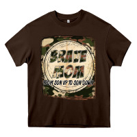 Chocolate Brown Brave mom from son up to son down Mother's Day Heavy Core Tee - FaDigitalArtStudio