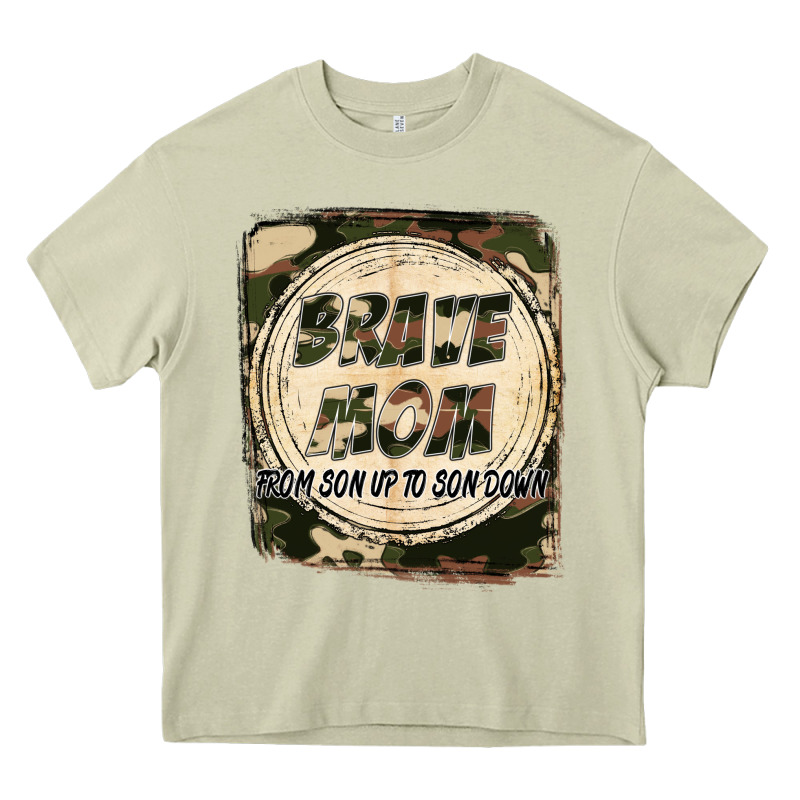 Brave Mom From Son Up To Son Down Mother's Day Heavy Core Tee by FaDigitalArtStudio | Teevron