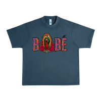Midnight Navy Bebe Our Lady Of Guadalupe Urban Heavy Tee - Jasminsmagicworld