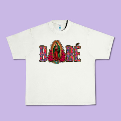 Bebe Our Lady Of Guadalupe Urban Heavy Tee Designed By Jasminsmagicworld