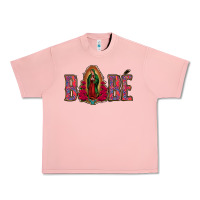 Salmon Bebe Our Lady Of Guadalupe Urban Heavy Tee - Jasminsmagicworld