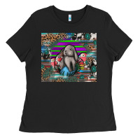 Black easter Ladies Tee - CowhideDigitalArt