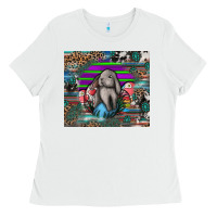 White easter Ladies Tee - CowhideDigitalArt