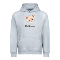 Heather Grey lion cute animals Urban Hoodie - RanaPortraitStore