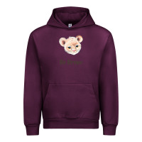 Mauve Wine lion cute animals Urban Hoodie - RanaPortraitStore