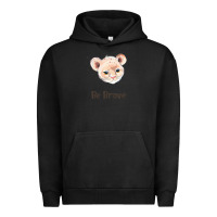 Pigment Black lion cute animals Urban Hoodie - RanaPortraitStore