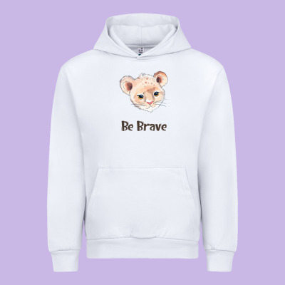 Lion Cute Animals Urban Hoodie Designed By Ranaportraitstore
