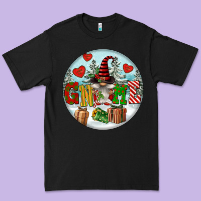 Christmas Gnome Premium Tee Designed By Fadigitalartstudio