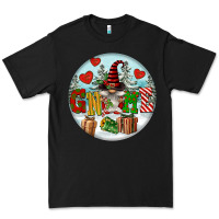Black Christmas Gnome Premium Tee - FaDigitalArtStudio