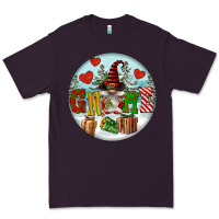 Plum Christmas Gnome Premium Tee - FaDigitalArtStudio