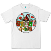 White Christmas Gnome Premium Tee - FaDigitalArtStudio
