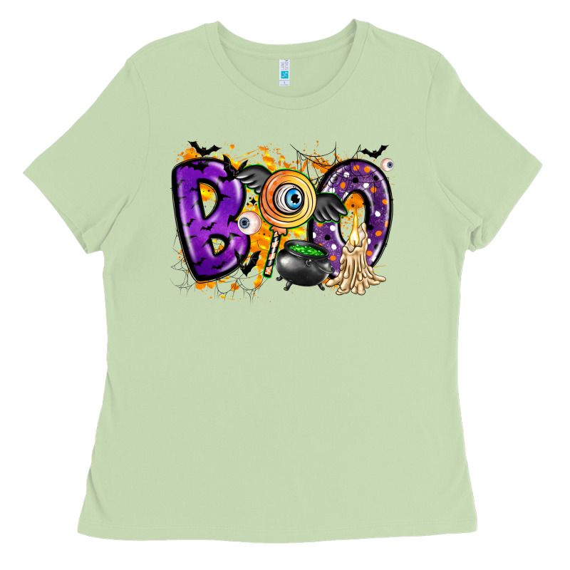 Boo Ladies Tee by CowhideDigitalArt | Teevron