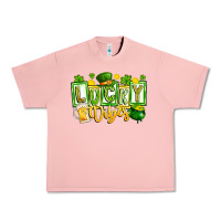 Salmon Lucky Vibes Urban Heavy Tee - CowhideDigitalArt