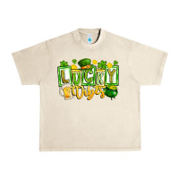 Sandshell Lucky Vibes Urban Heavy Tee - CowhideDigitalArt