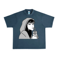 Midnight Navy Tori Heart Spring Heartstopper Urban Heavy Tee - linhVisuals