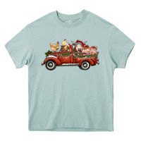 Arona christmas truck with farm animals Heavy Core Tee - RanaPortraitStore